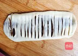 Illustration of making bean paste bread 6