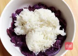 Illustration of how to make purple sweet potato and rice sandwich bread 9