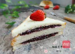 Illustration of making black rice bread 19