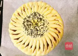 Fancy Bean Paste Bread - Sunflower Recipe Illustration 18