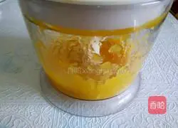 Illustration of how to make pumpkin bean paste bread 2