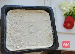 Illustration of how to make ham pizza 3