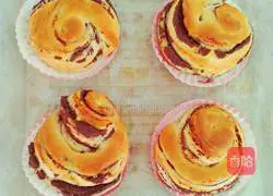 Illustration of making bean paste and annual ring bread 17