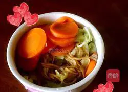 Illustration of how to make vegetable noodles 4
