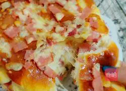 Illustration of how to make bacon cheese hand-pulled bread 19