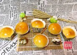 Illustration of how to make bean paste bread 19