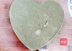 Illustration of how to make matcha mousse 17