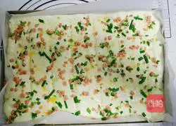 Illustration of how to make meat floss rolls 6