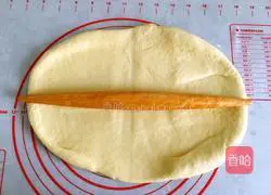 Illustration of how to make meat floss rolls 7