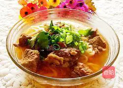 Illustration of how to make beef noodles 12