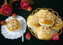 Illustration of how to make fresh cream buns (one-time fermentation) 10