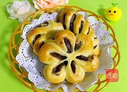 Illustration of making bean paste bread 15