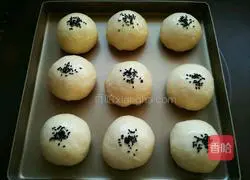 Red bean paste bun recipe 11