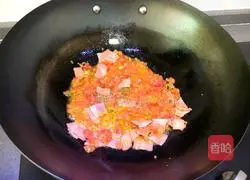 Illustration of how to make black pepper pasta 6