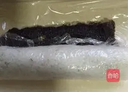 Illustration of how to make meat floss and glutinous rice rolls 8