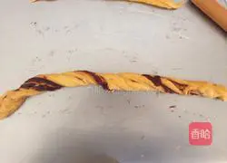 Pumpkin Bean Paste Illustration of how to make hand-shredded bread 4