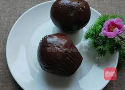 Illustration of how to make cocoa cup bread 14