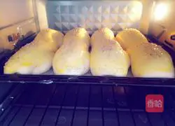 Illustration of how to make ham and cheese bread 15