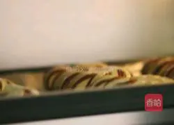 Illustration of how to make bean paste ring bread 11