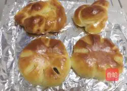 Illustration of making bean paste buns 17