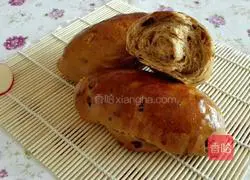 Illustration of how to make yogurt, brown sugar and red date bread 9