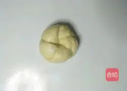 Illustration of how to make green onion, seaweed and meat floss bread 13