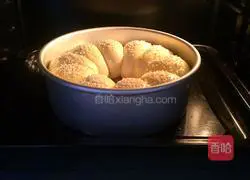 Illustration of how to make seaweed and meat floss bread 13