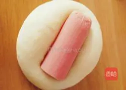 Illustration of how to make ham bread 6