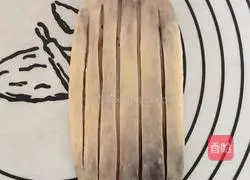 Illustration of how to make bean paste bread 13