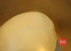 Illustration of how to make bean paste ring bread 1