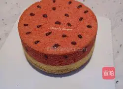 Watermelon Chiffon Cake Recipe Illustration 14