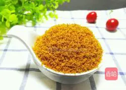 Illustration of homemade meat floss 12