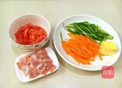 Illustration of how to make black pepper pasta 2