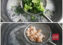 Illustration of how to make shrimp and broccoli 3
