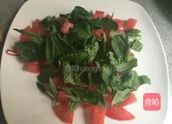 Illustration of how to make basil, ripe tomatoes and olive oil bread 4