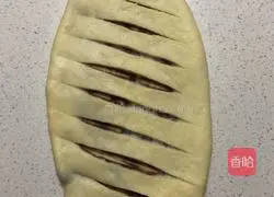 Illustration of how to make bean paste bread 9