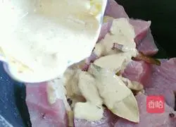 Illustration of homemade meat floss 3