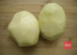 Illustration of how to make golden salad anchovy shrimp 3