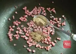 Illustration of how to make ham and mashed potatoes 4