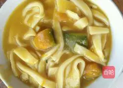 Illustration of how to make nutritious pumpkin noodle soup 6