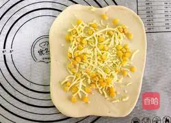 Illustration of how to make corn cheese salty bread 7