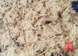 Illustration of homemade meat floss 12