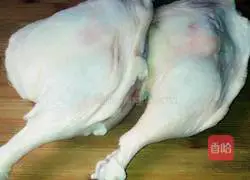 Illustration of how to make salted duck legs 1