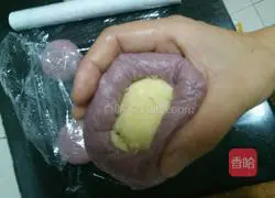 Purple sweet potato and coconut bread (plain flour version) recipe 9