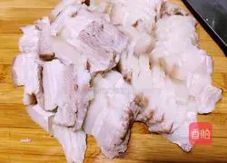 Illustration of how to make twice-cooked pork with salt vegetables 6