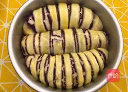 Illustration of how to make purple sweet potato bread 17