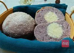 Purple sweet potato and coconut bread (plain flour version) recipe 14