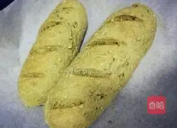 Matcha oats Illustration of how to make bread 5