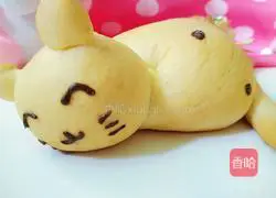 Illustration of how to make kitten bread 10