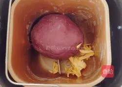 Whole wheat purple Illustration of how to make potato snack buns 4